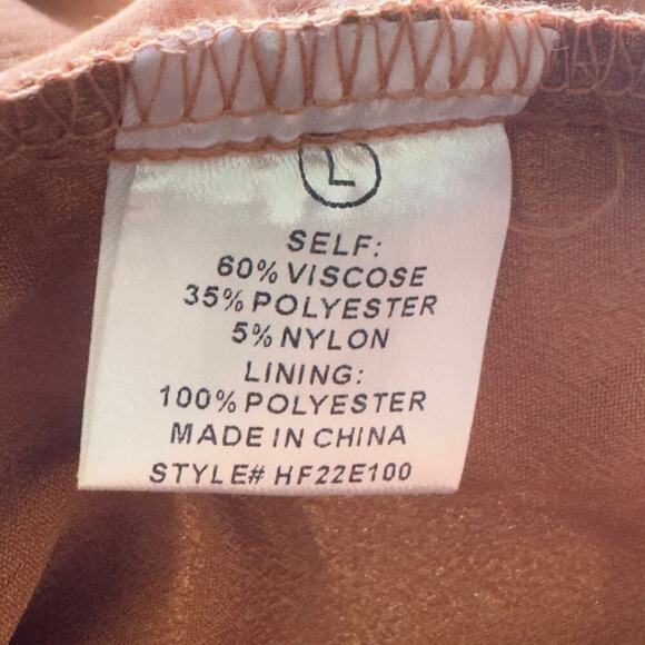 HYFVE‎ BELLA ROSE BEACHSIDE RETREAT V-NECK ROMPER IN RUST NWT WOMEN'S SIZE LARGE - Picture 12 of 13
